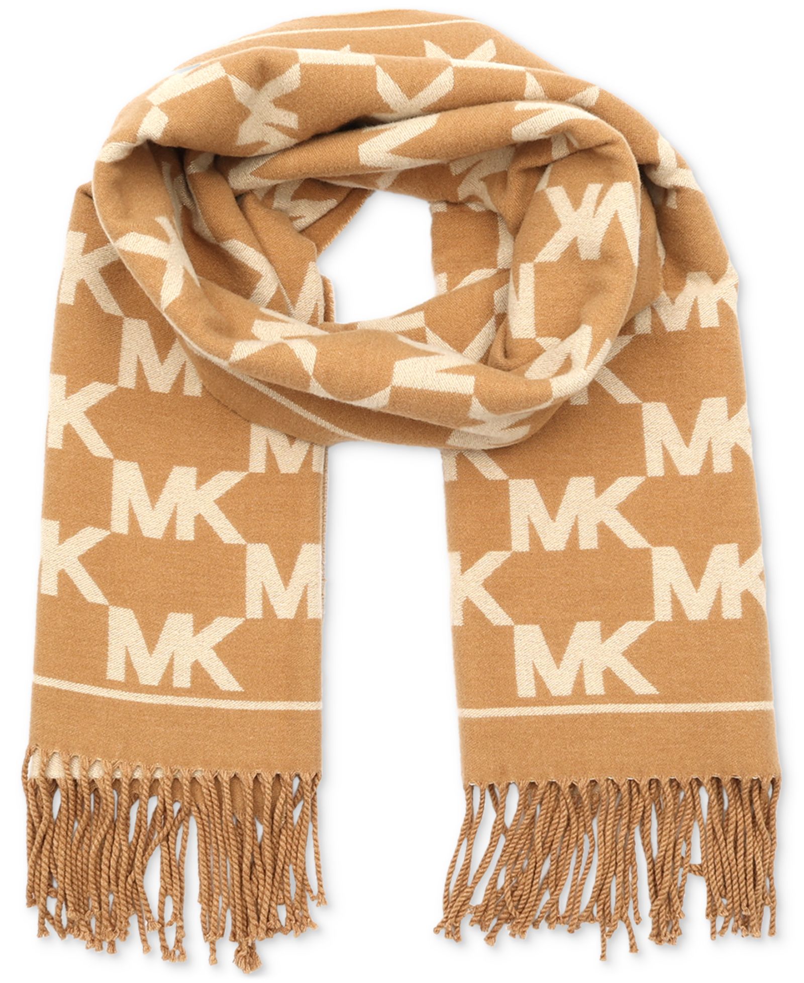 Women's Metallic Logo Wrap Scarf