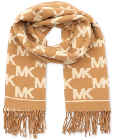 Женский металлический шарф с логотипом Michael Kors