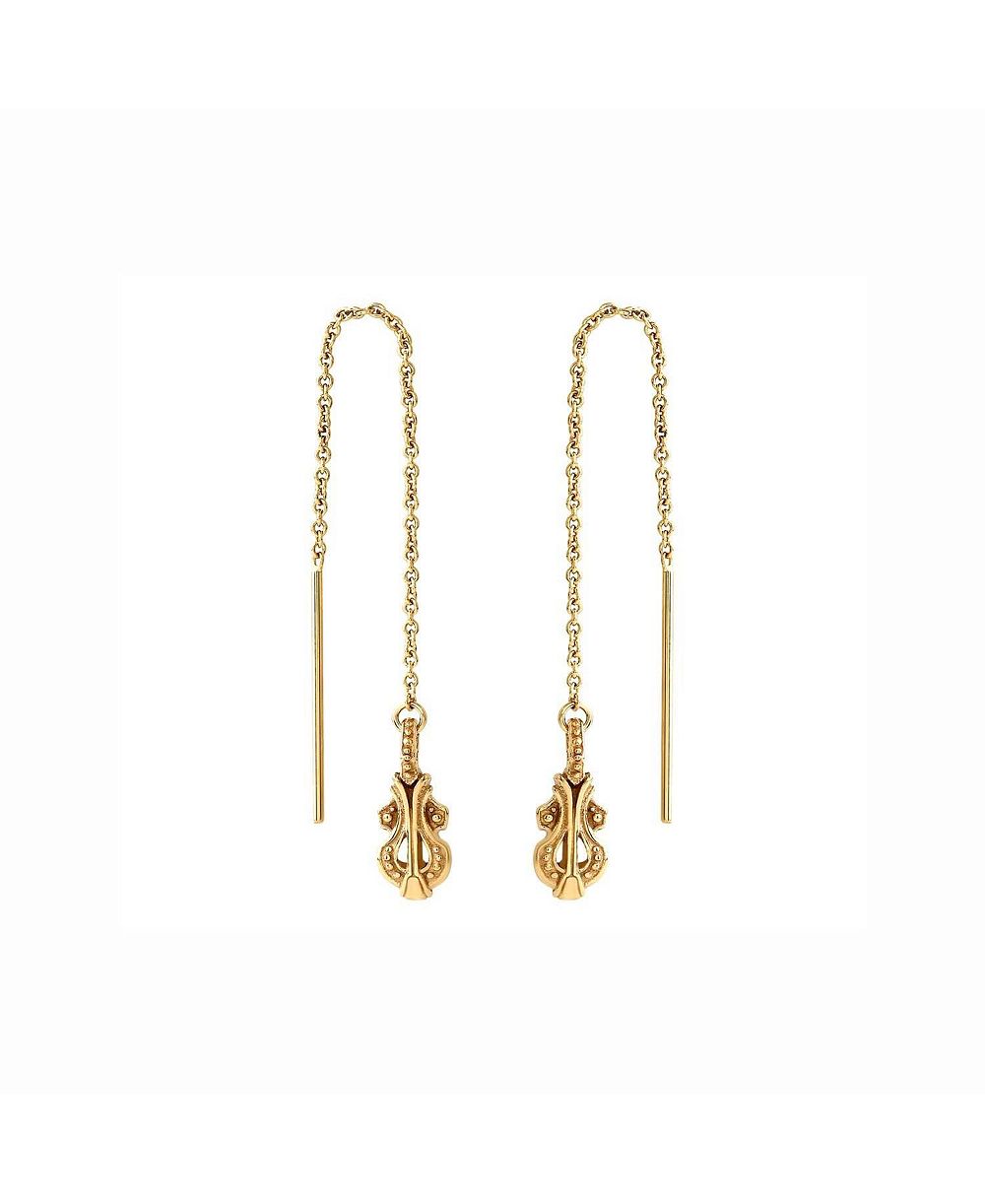 Astor & Orion серьги Melody Threaders 18k On Sterling