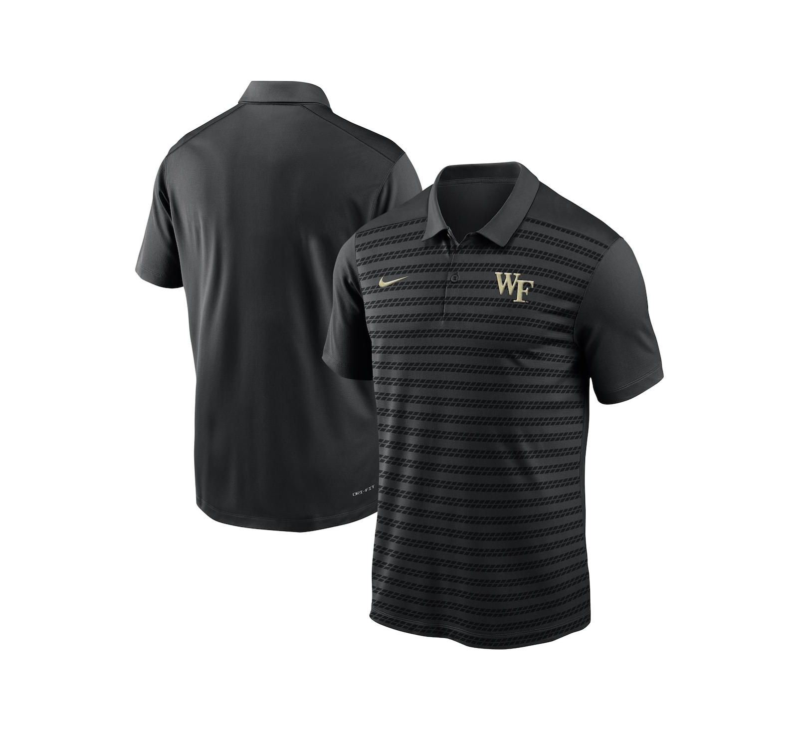 Nike Men's Black Wake Forest Demon Deacons 2024 Sideline Victory Coaches Performance Polo
