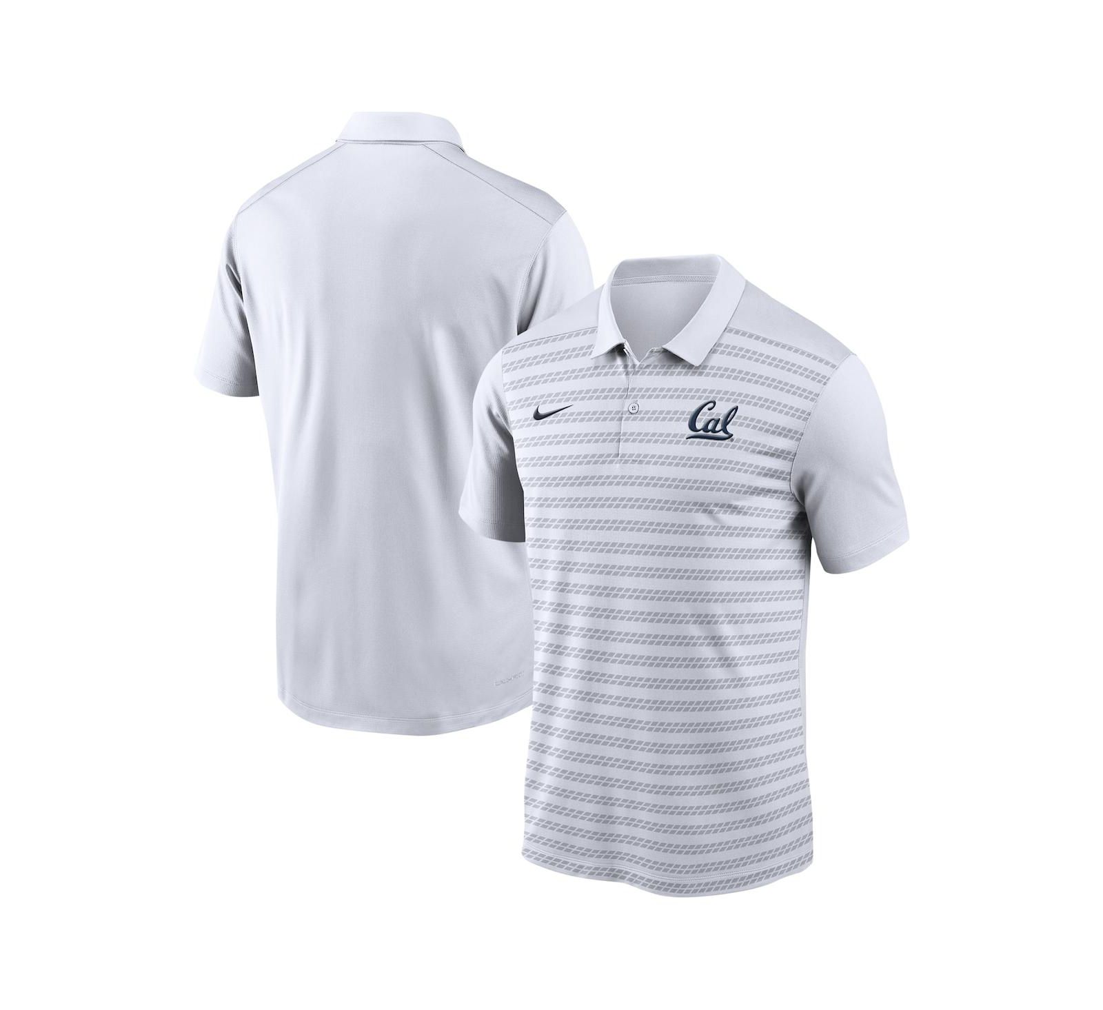 Nike Men's White Cal Bears 2024 Early Season Coaches Sideline Polo