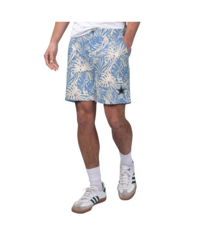 Margaritaville Men's Blue Dallas Cowboys Sand Washed Monstera Party Amphib Shorts
