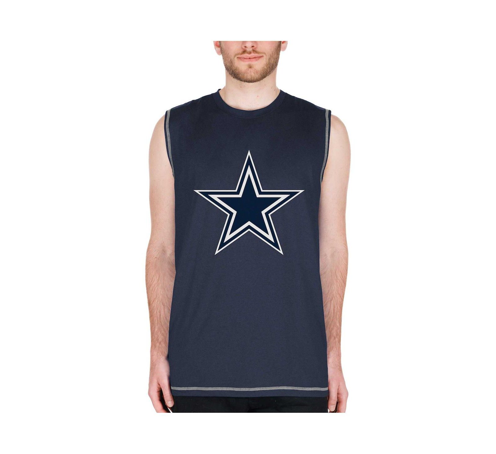 Мужской майка-топ New Era Navy Dallas Cowboys Muscle