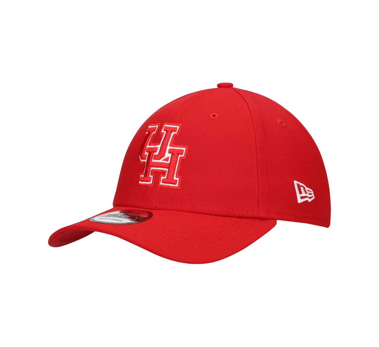 New Era Мужская регулируемая кепка Houston Cougars Team 9FORTY, красная