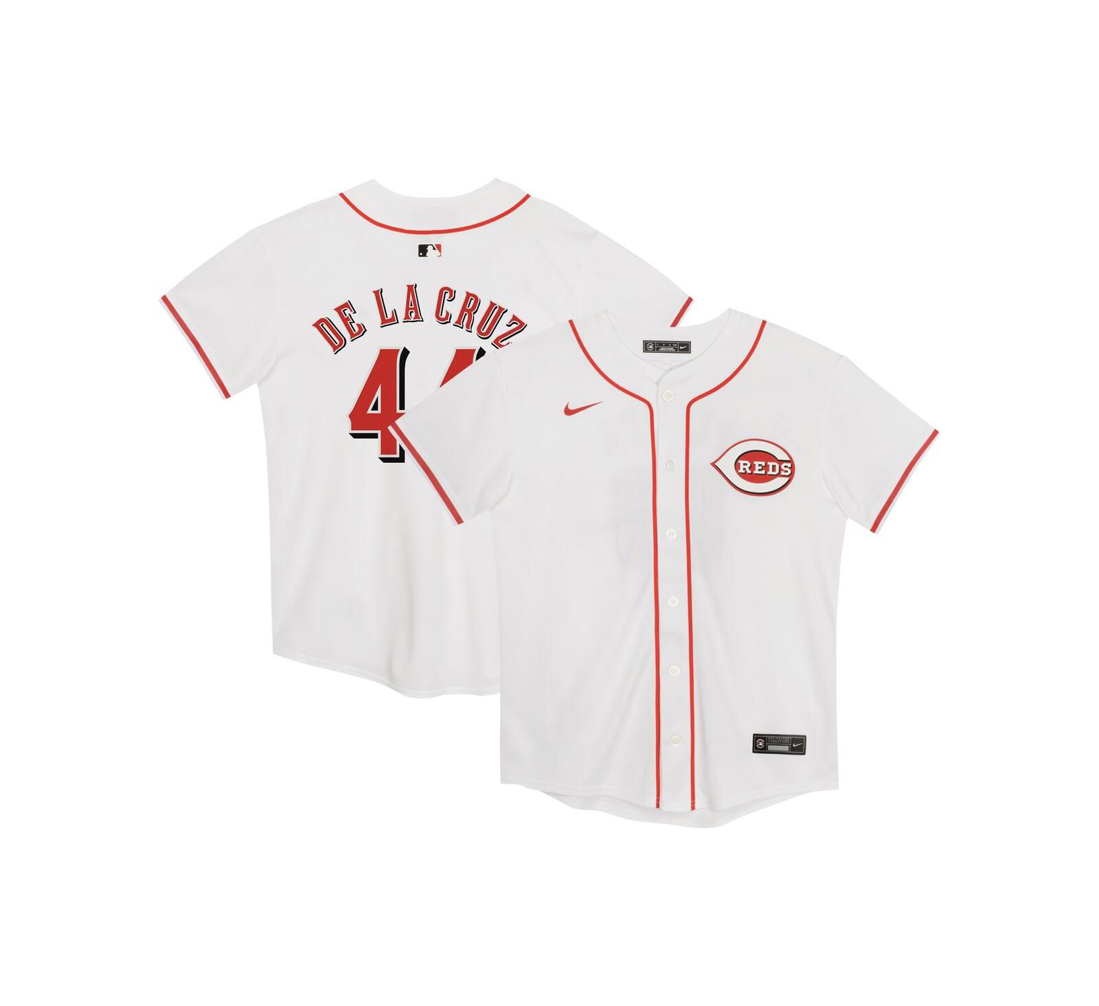 Детская джерси Nike Elly De La Cruz White Cincinnati Reds Home Game