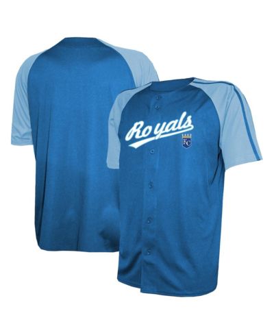 Мужское джерси Stitches Royal Kansas City Royals Team Raglan
