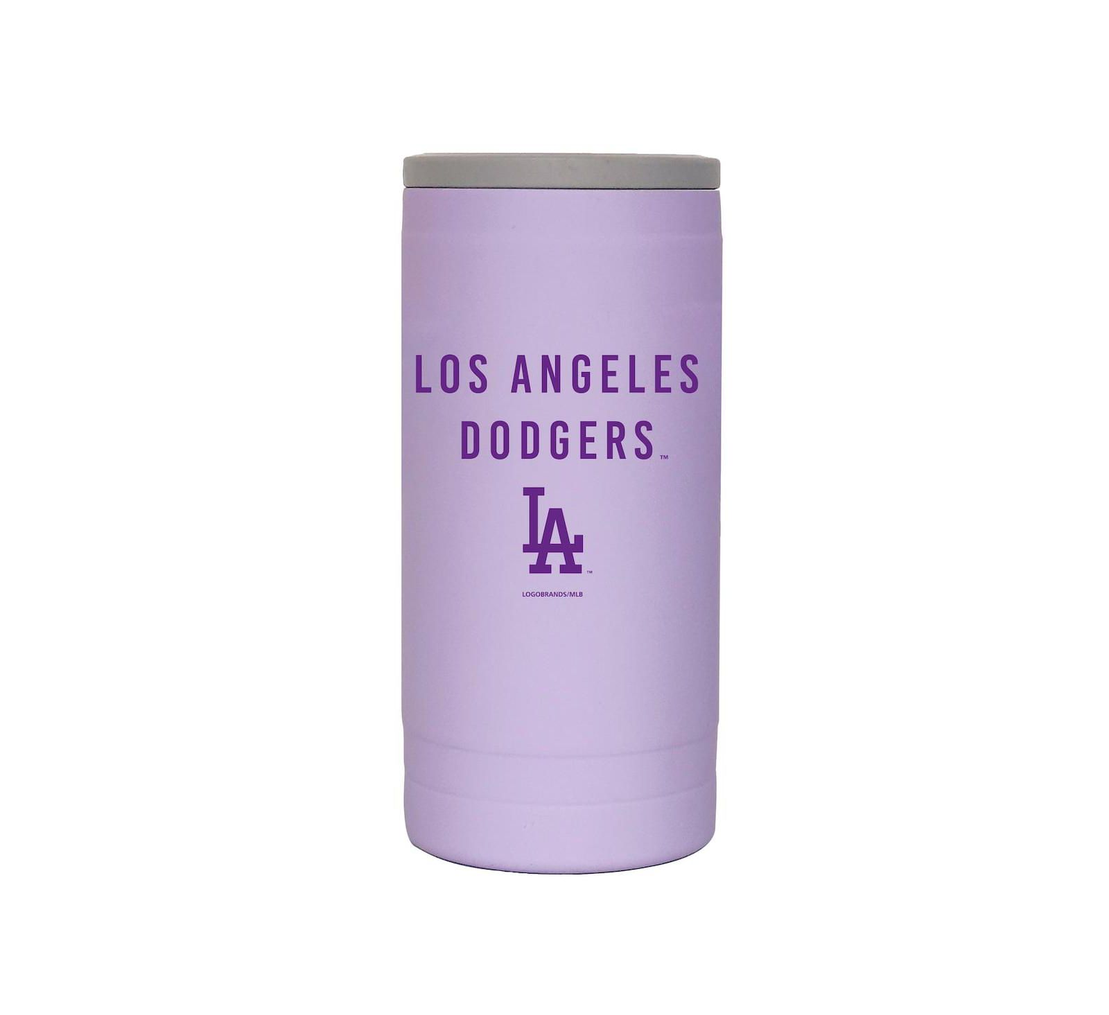 Термокружка Logo Brands Los Angeles Dodgers 12oz. Lavender Soft Touch Slim Coolie