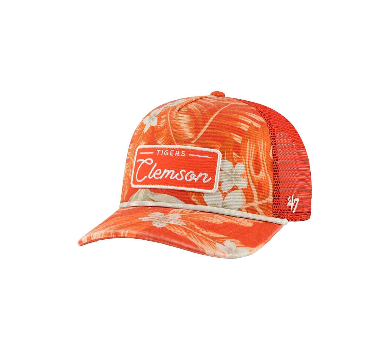 '47 Brand Men's Orange Clemson Tigers Tropicalia Hitch Adjustable Hat