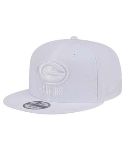 New Era мужская бейсболка 9FIFTY с застежкой-snapback Green Bay Packers, основной белый на белом