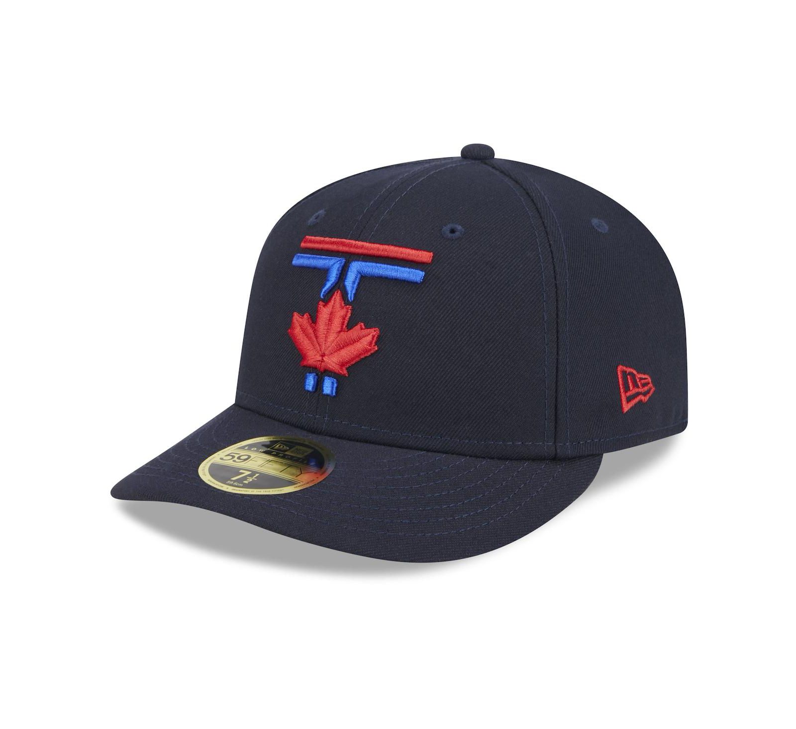 Мужская бейсболка New Era Royal Toronto Blue Jays 2024 City Connect Low Profile 59FIFTY Fitted