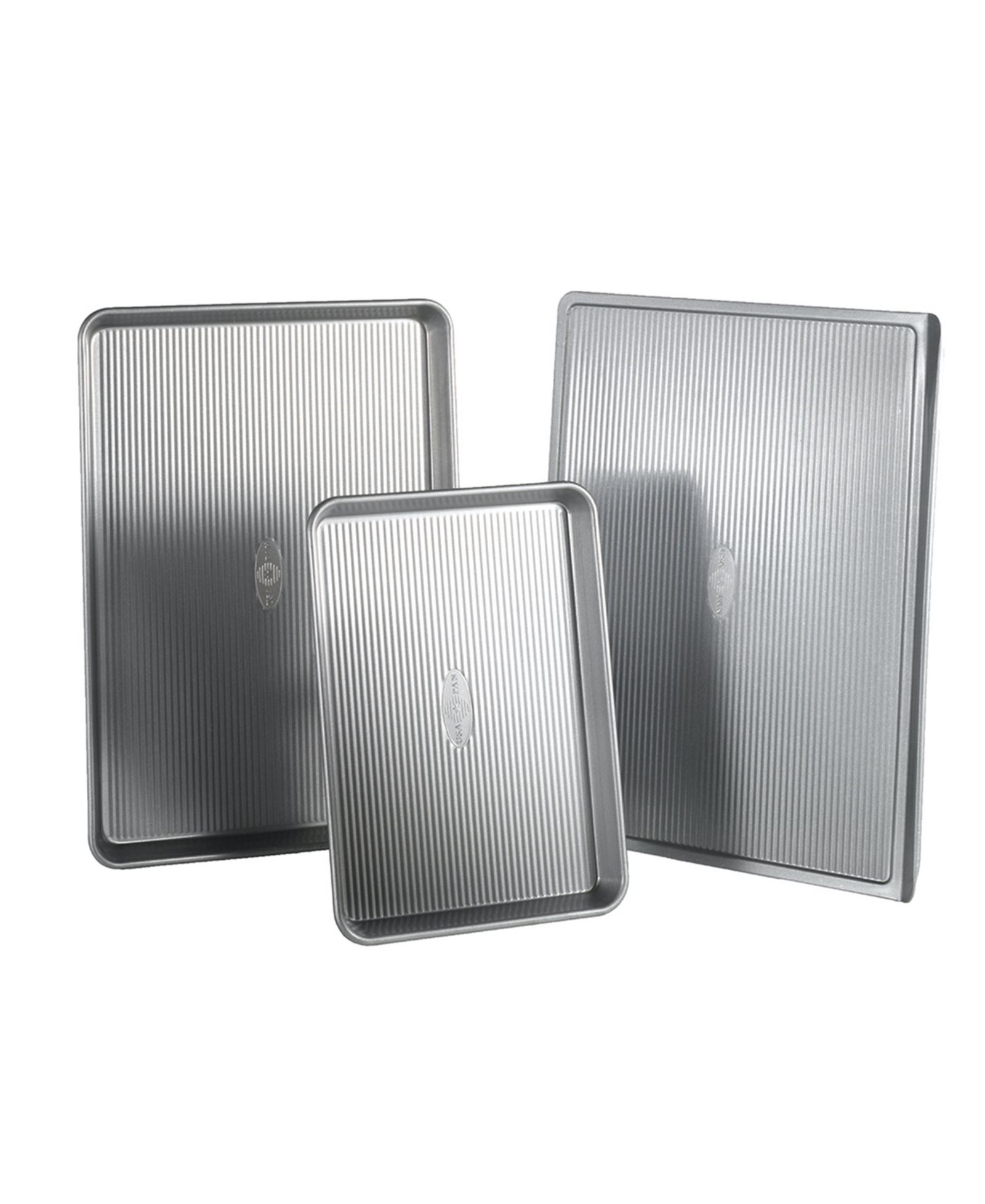 USA Pan Non-Stick Aluminum 3-Piece Bakeware Set