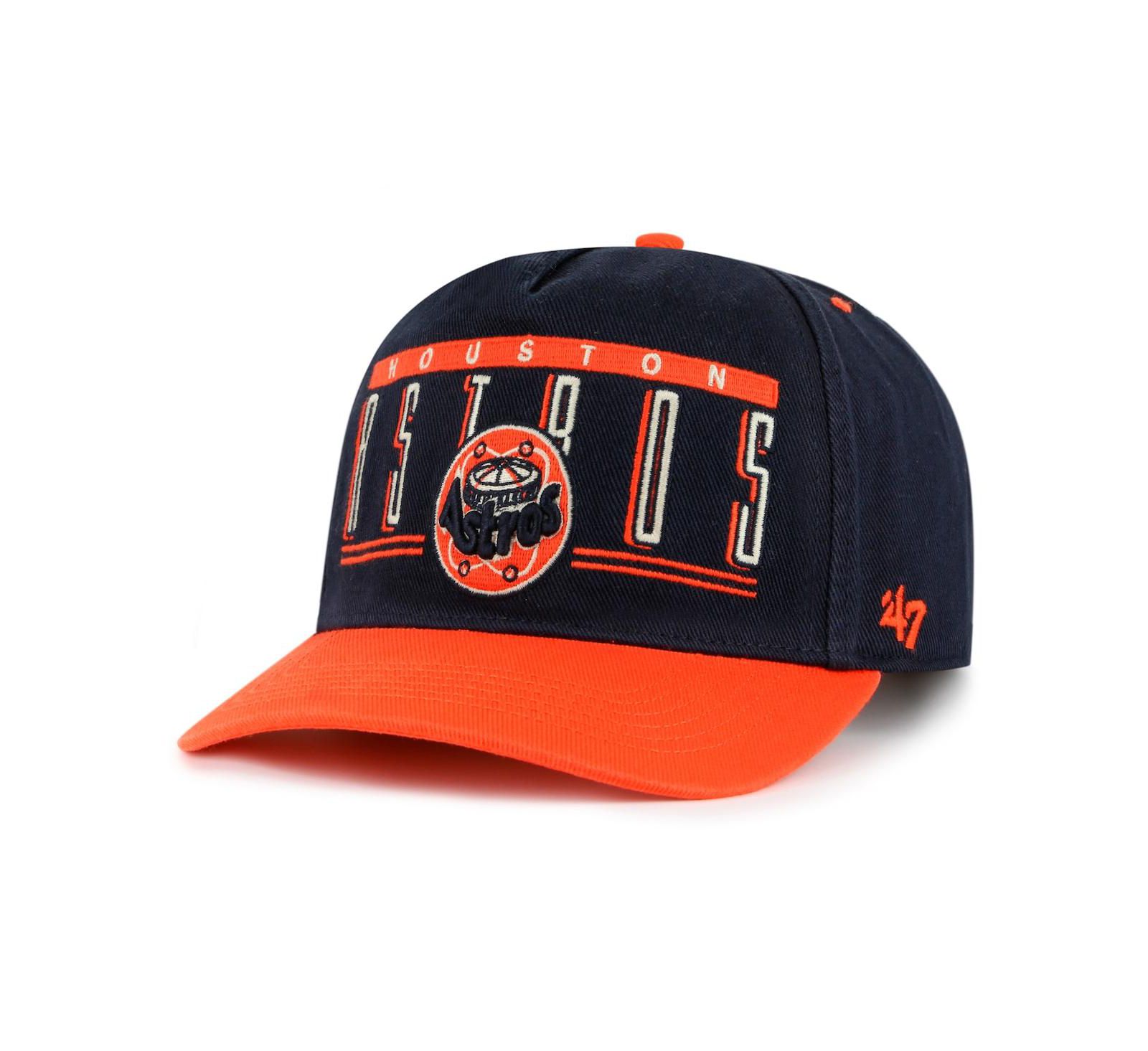 '47 Brand Men's Navy Houston Astros Double Headed Baseline Hitch Adjustable Hat