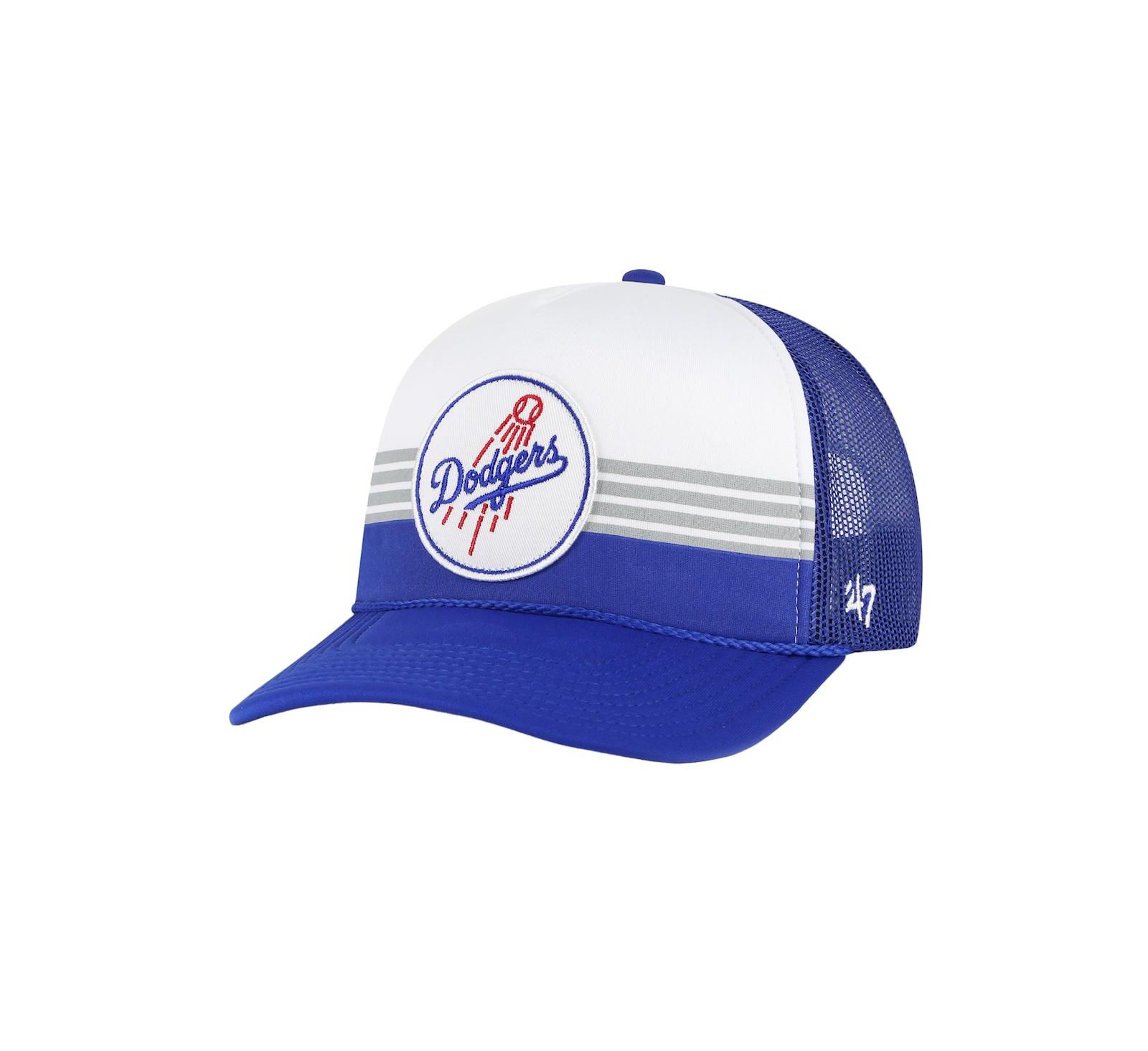 '47 Brand Men's Royal Los Angeles Dodgers Lift Off Foam Front Mesh Trucker Adjustable Hat