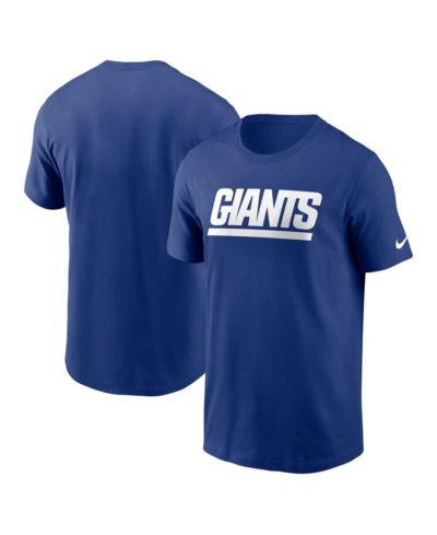 Мужская футболка Nike New York Giants Primetime Wordmark Essential Royal