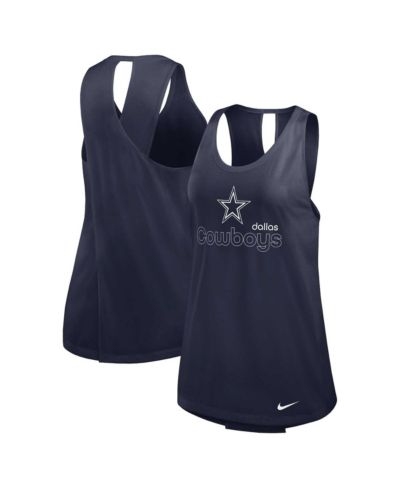 Nike Women's Navy Dallas Cowboys Plus Size Performance Tank Top
