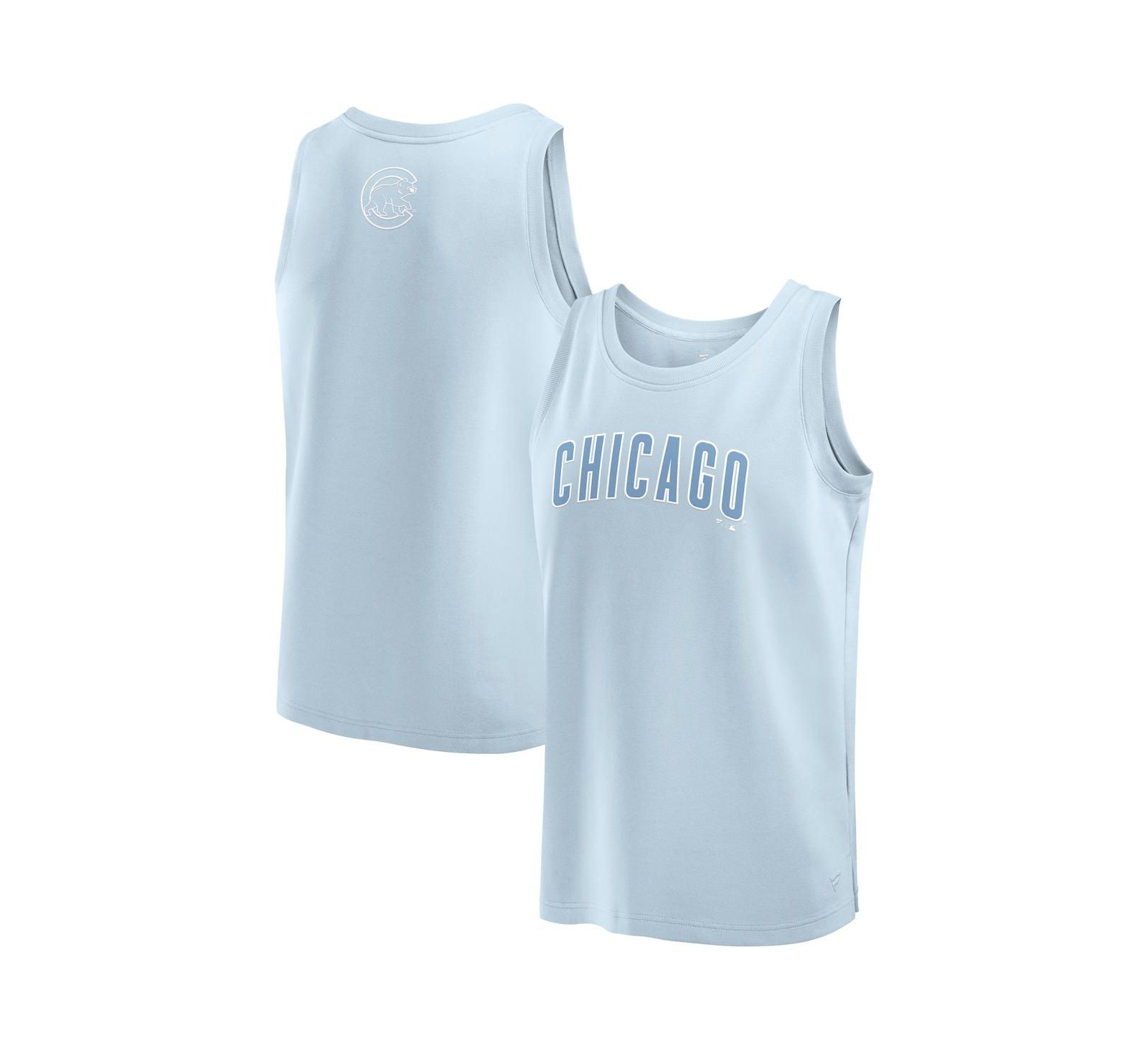 Мужской топ Fanatics светло-голубой, Chicago Cubs Elements