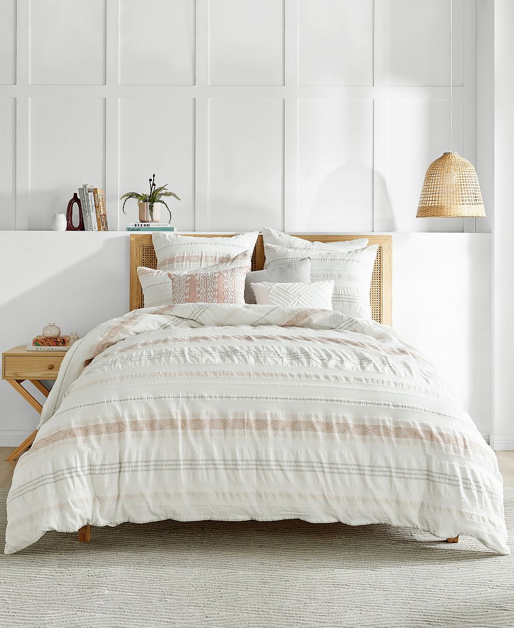 Levtex Home Pickford Tribal Stripe текстурированный комплект из 2 шт, Twin/Twin XL
