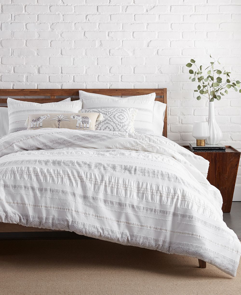 Комплект из 3 покрывал Levtex Home Pickford Tribal Stripe, Full/Queen