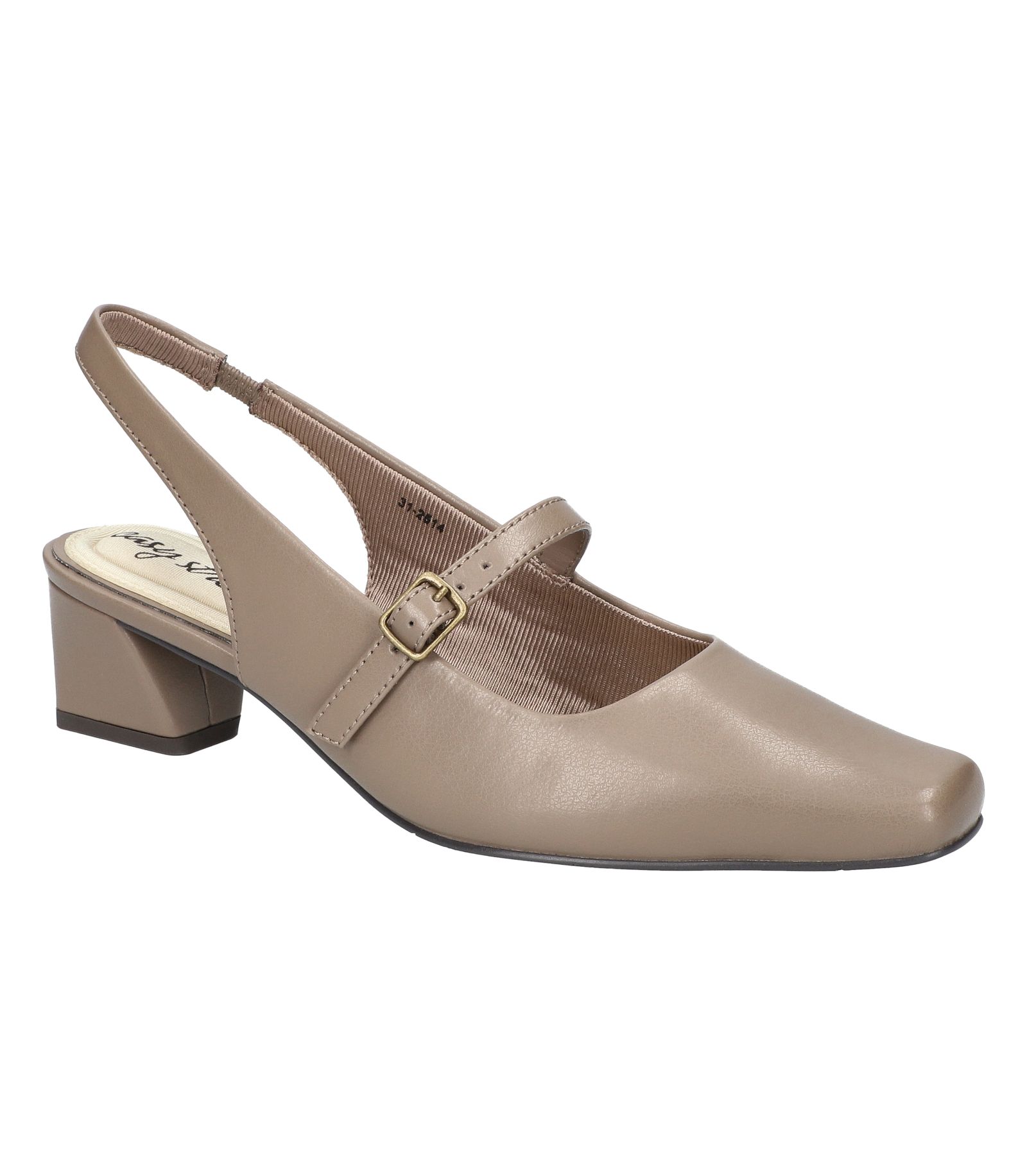 Easy Street Women's Cameo Square Toe Slingback Pumps