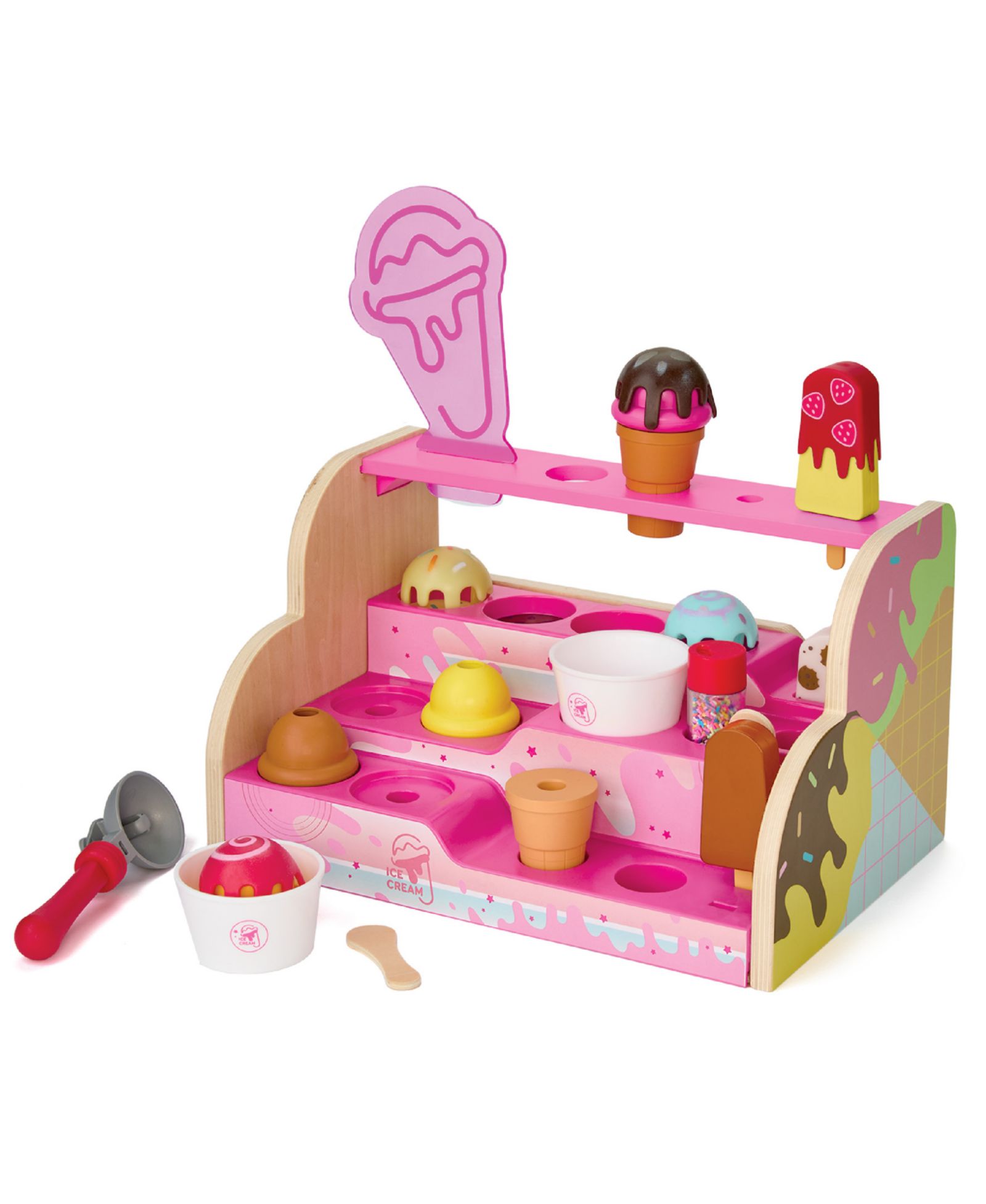 Игровой набор Geoffrey's Toy Box Scoop Top Ice Cream Counter