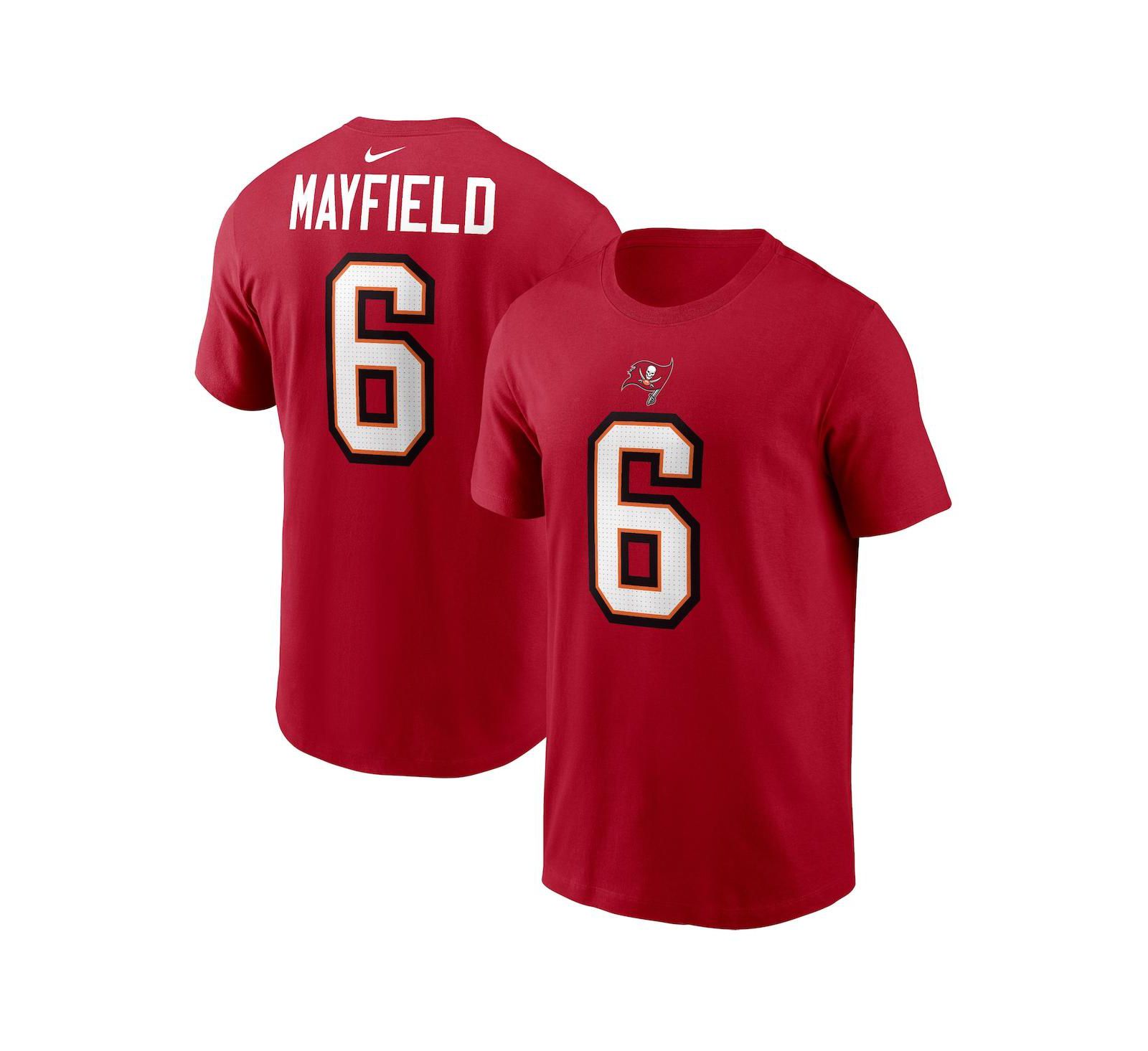 Nike Мужской Baker Mayfield Red Tampa Bay Buccaneers Игрок Футболка