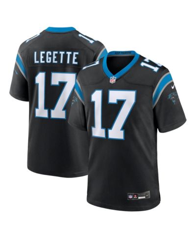 Nike Мужская игровая джерси Xavier Legette Carolina Panthers 2024 NFL First Round Pick, цвет черный