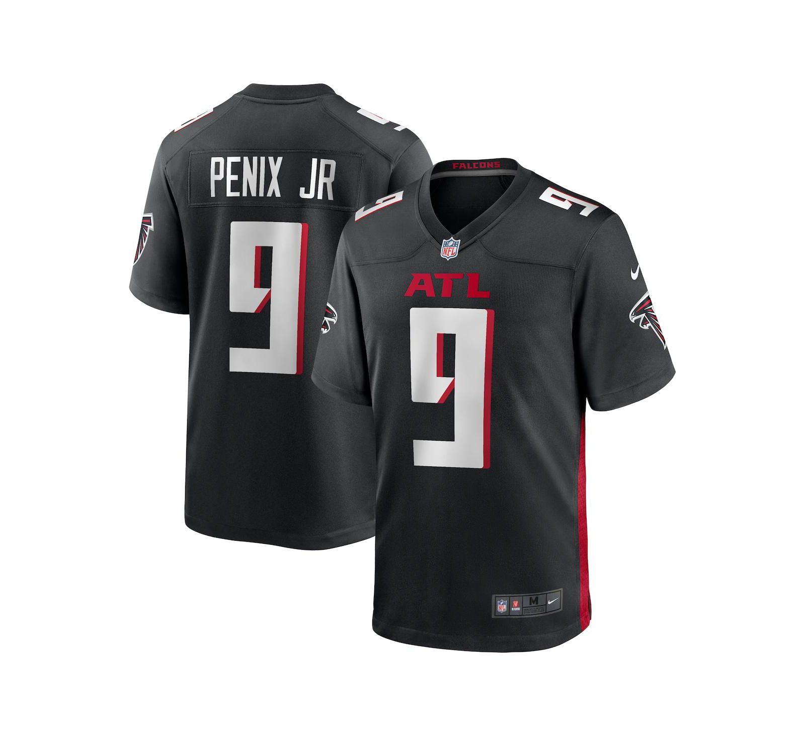 Мужская джерси Nike Michael Penix Jr. Atlanta Falcons 2024 NFL Draft First Round Pick черная