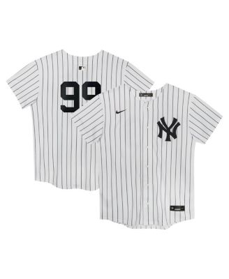 Nike домашняя игровая джерси New York Yankees белого цвета для дошкольников, Аарон Джудж