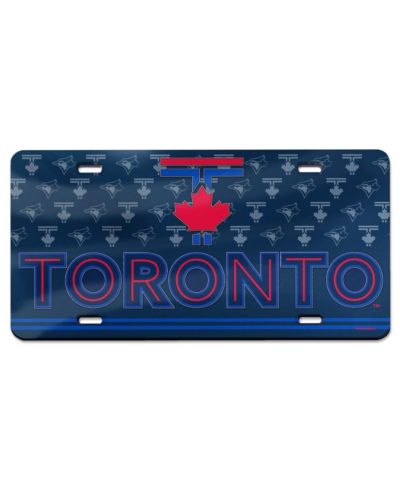 Wincraft Toronto Blue Jays 2024 City Connect Laser Cut Acrylic License Plate