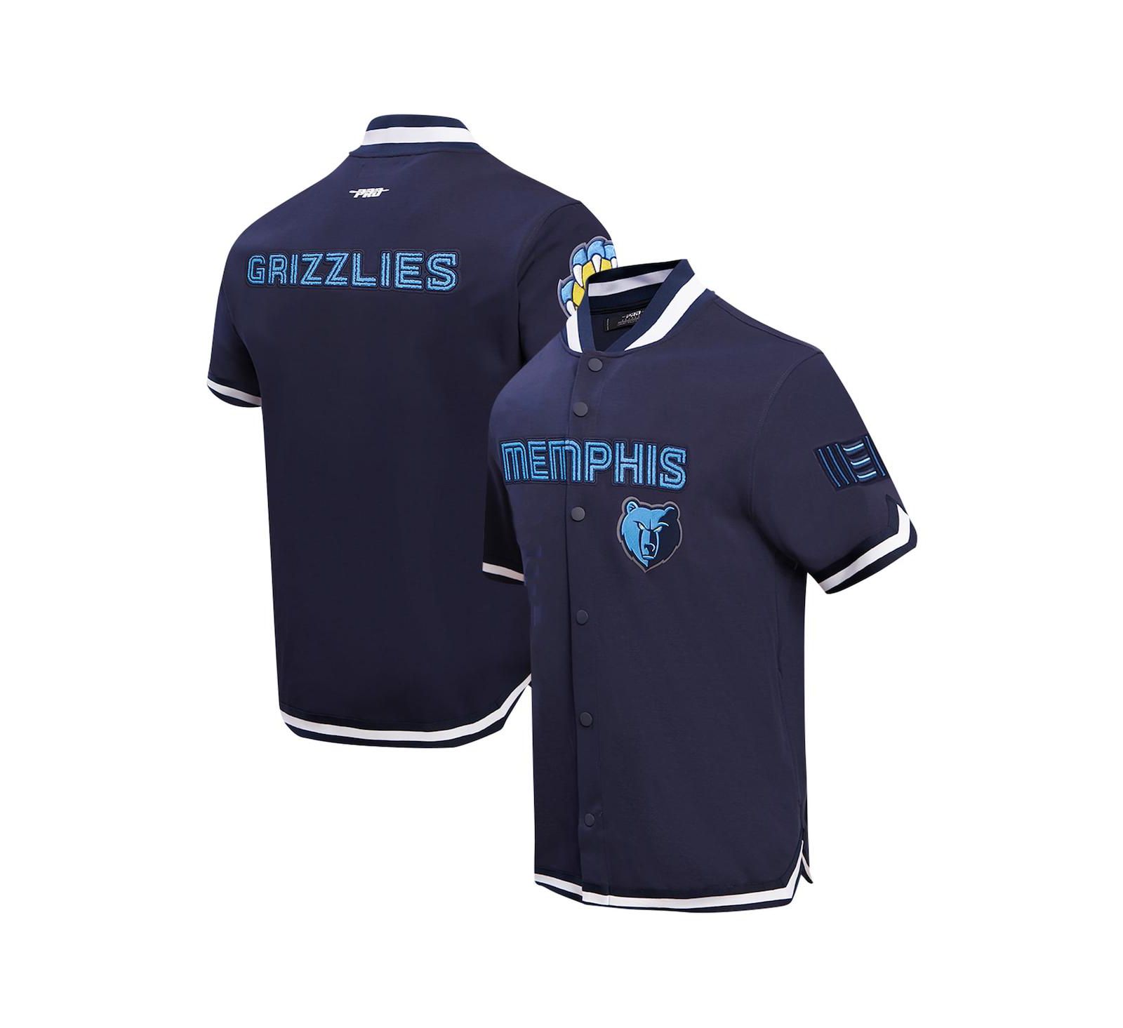 Мужская куртка Pro Standard Navy Memphis Grizzlies Classic Warm-Up Full-Snap
