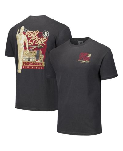 Image One Men's and Women's Black Florida State Seminoles Hyper Local Statue Stadium Nation T-Shirt