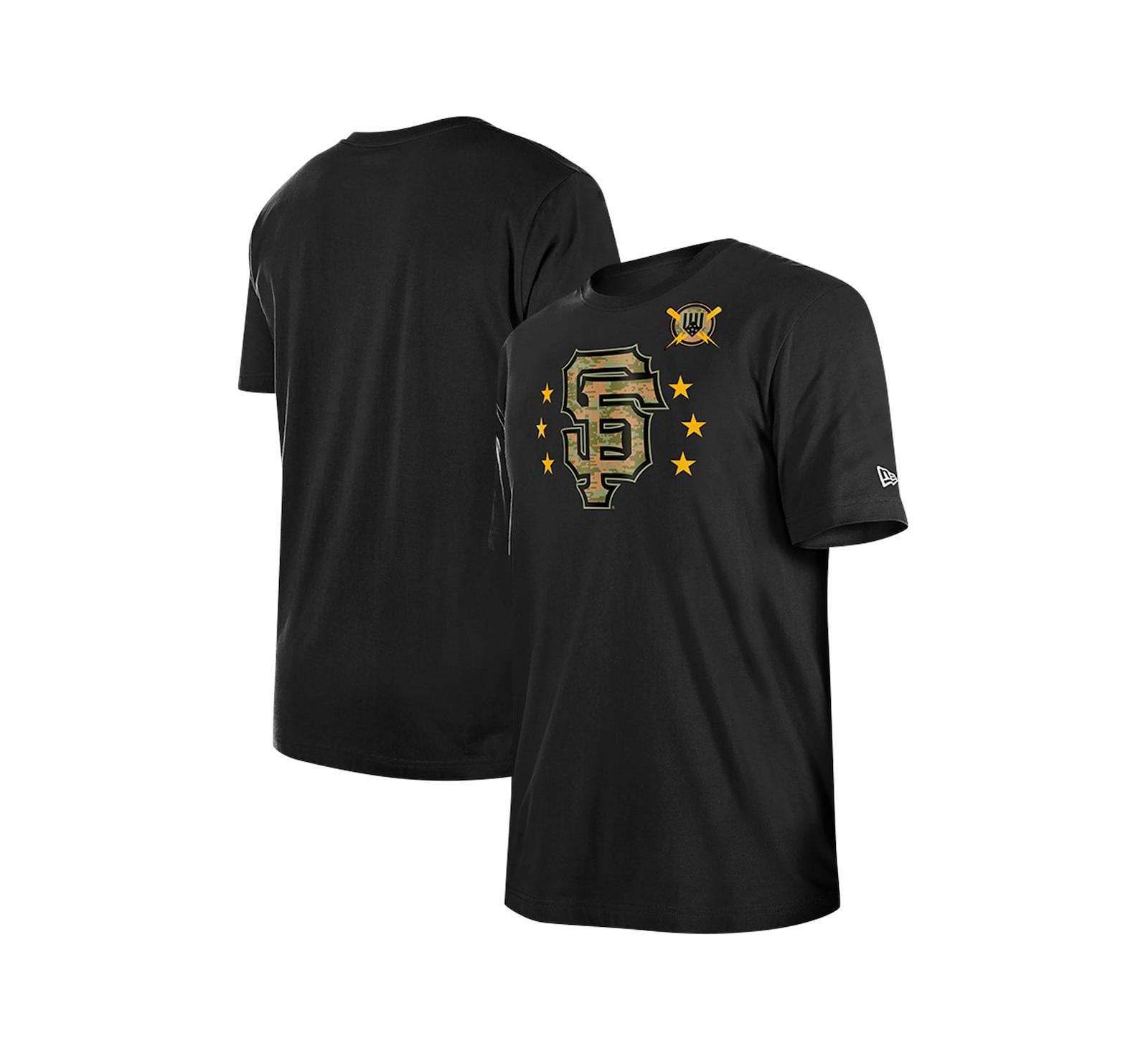 New Era Men's Black San Francisco Giants 2024 Armed Forces Day T-Shirt