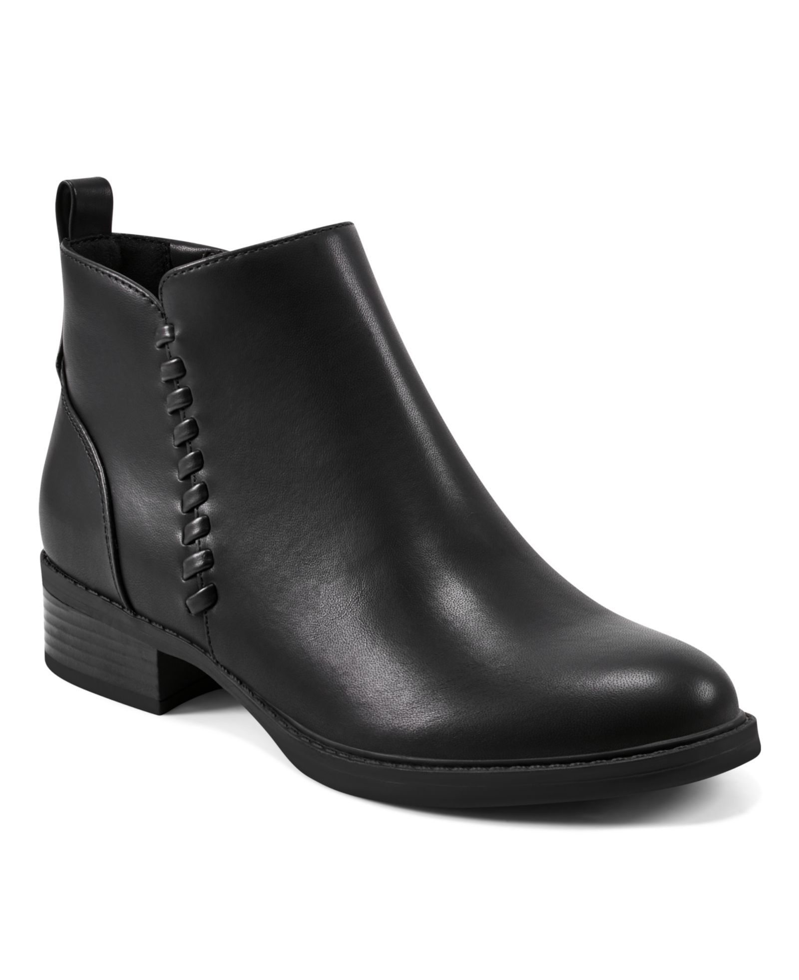 Easy Spirit Women's Lorand Almond Toe Block Heel Booties