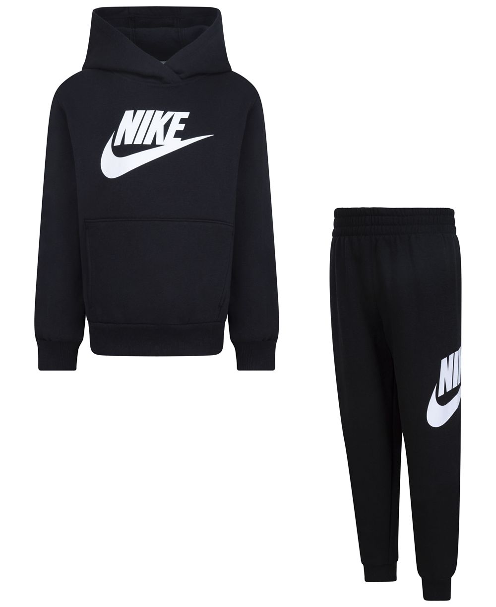 Nike Boys' 4-7 Club Fleece Logo Hoodie and Sweatpants, 2-Piece Set