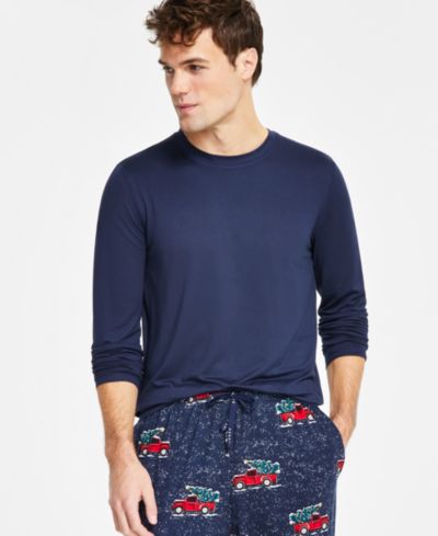 Мужская футболка для сна Perry Ellis Portfolio Deluxe Touch Knit Crewneck