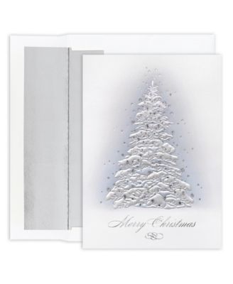Masterpiece Studios Frosted Tree Holiday Boxed Cards