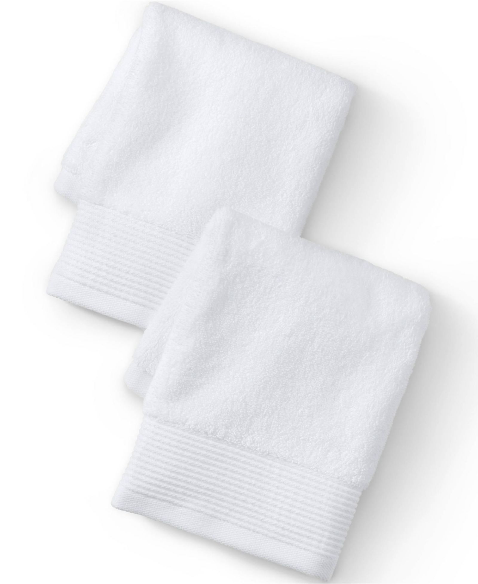 Lands' End Turkish Luxe 2-Piece Washcloth Set