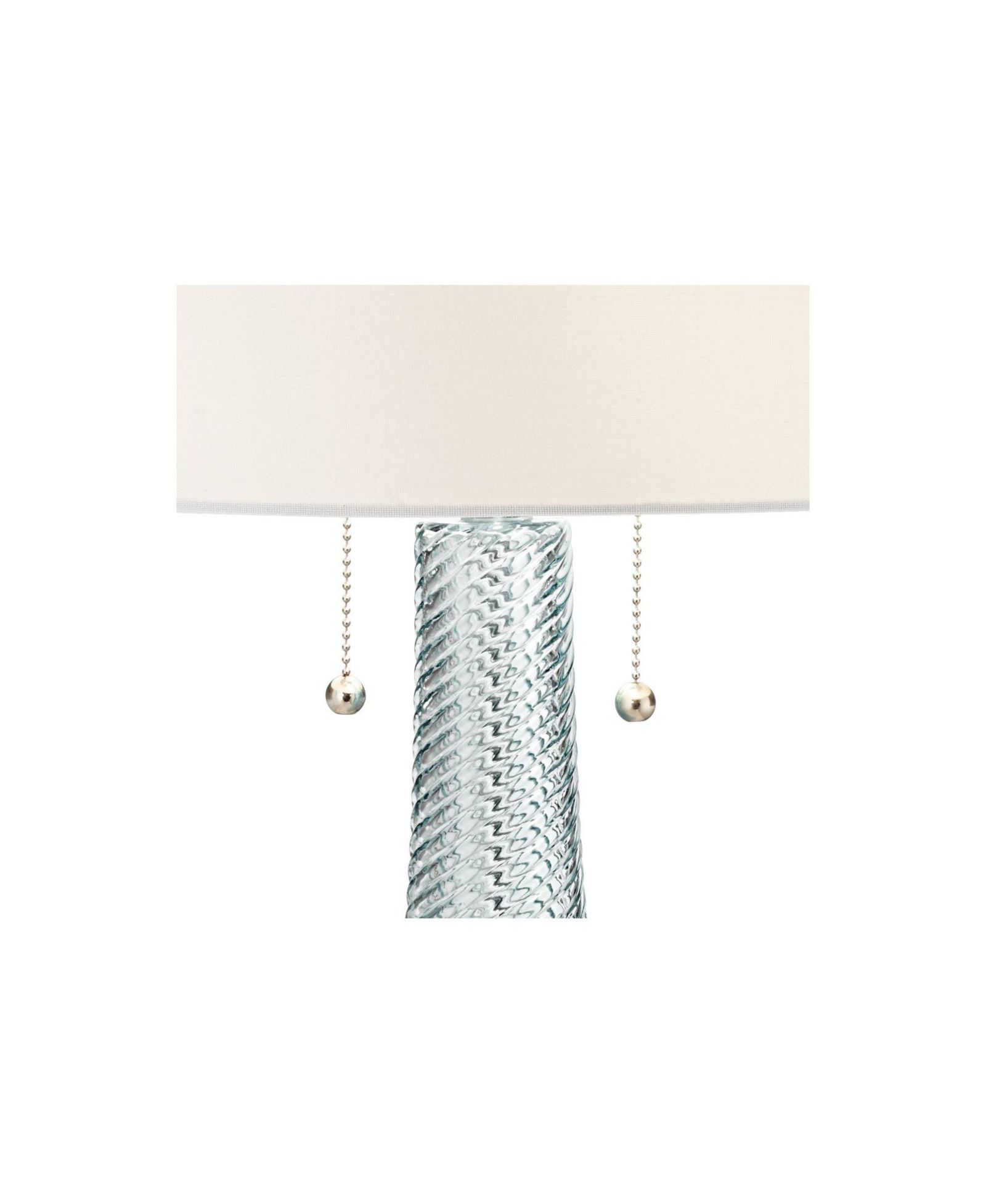 Possini Euro Design современная настольная лампа Miriam 28 1/2" с голубым рифленым стеклом и диммером