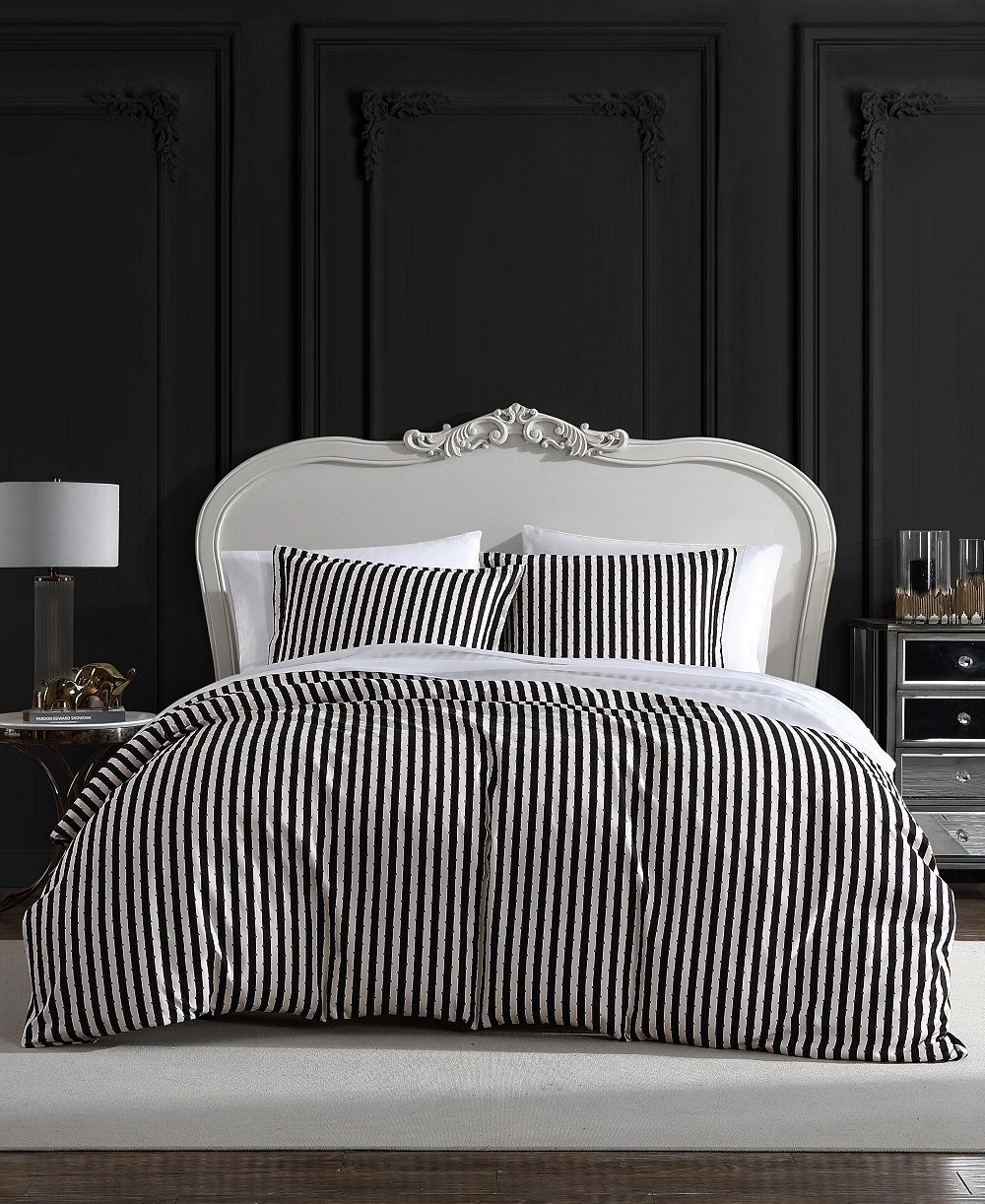 Комплект из 2 предметов Betsey Johnson Wonderland Stripe Duvet Cover