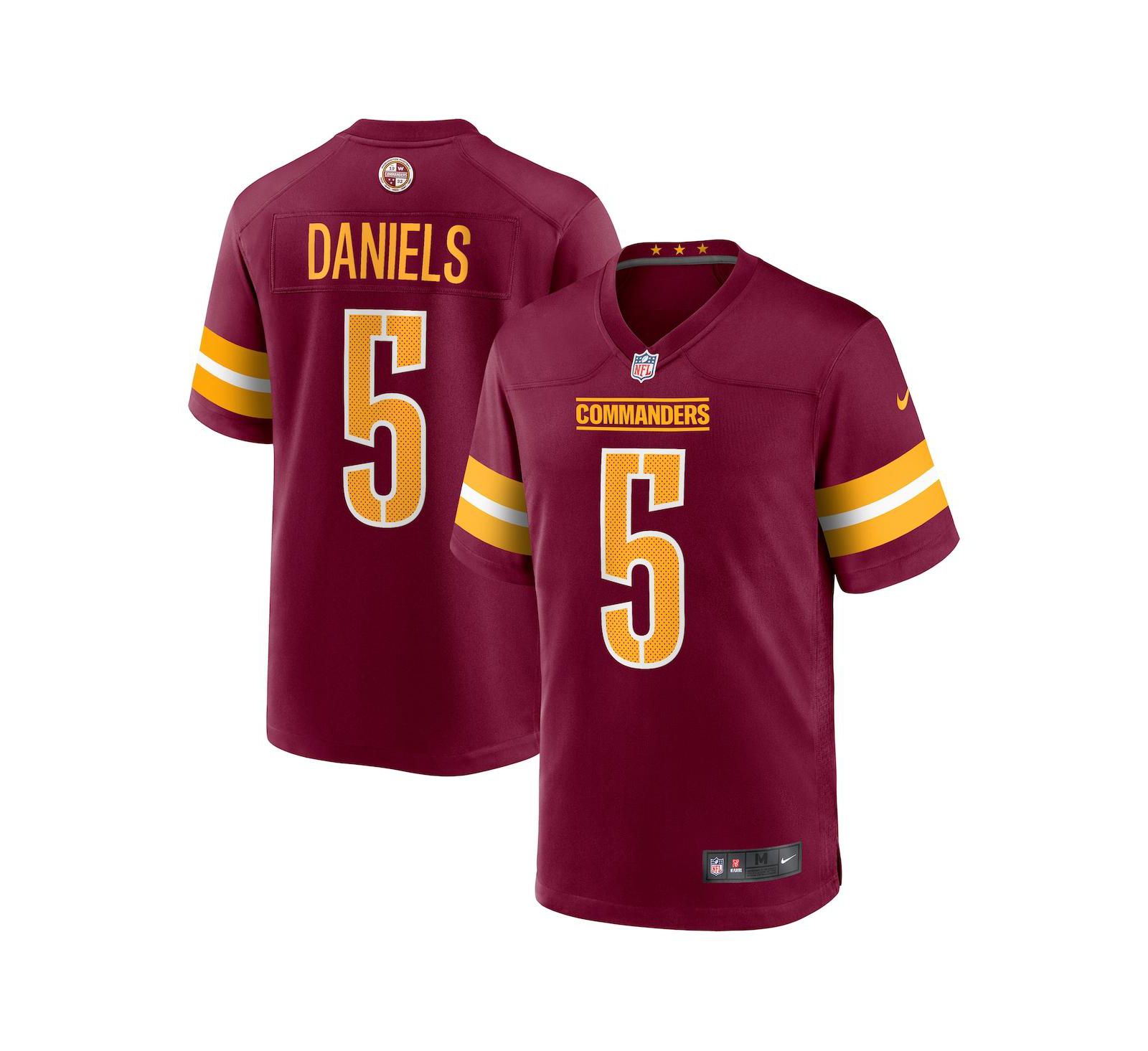 Игровая джерси Nike Jayden Daniels Washington Commanders 2024 NFL Draft