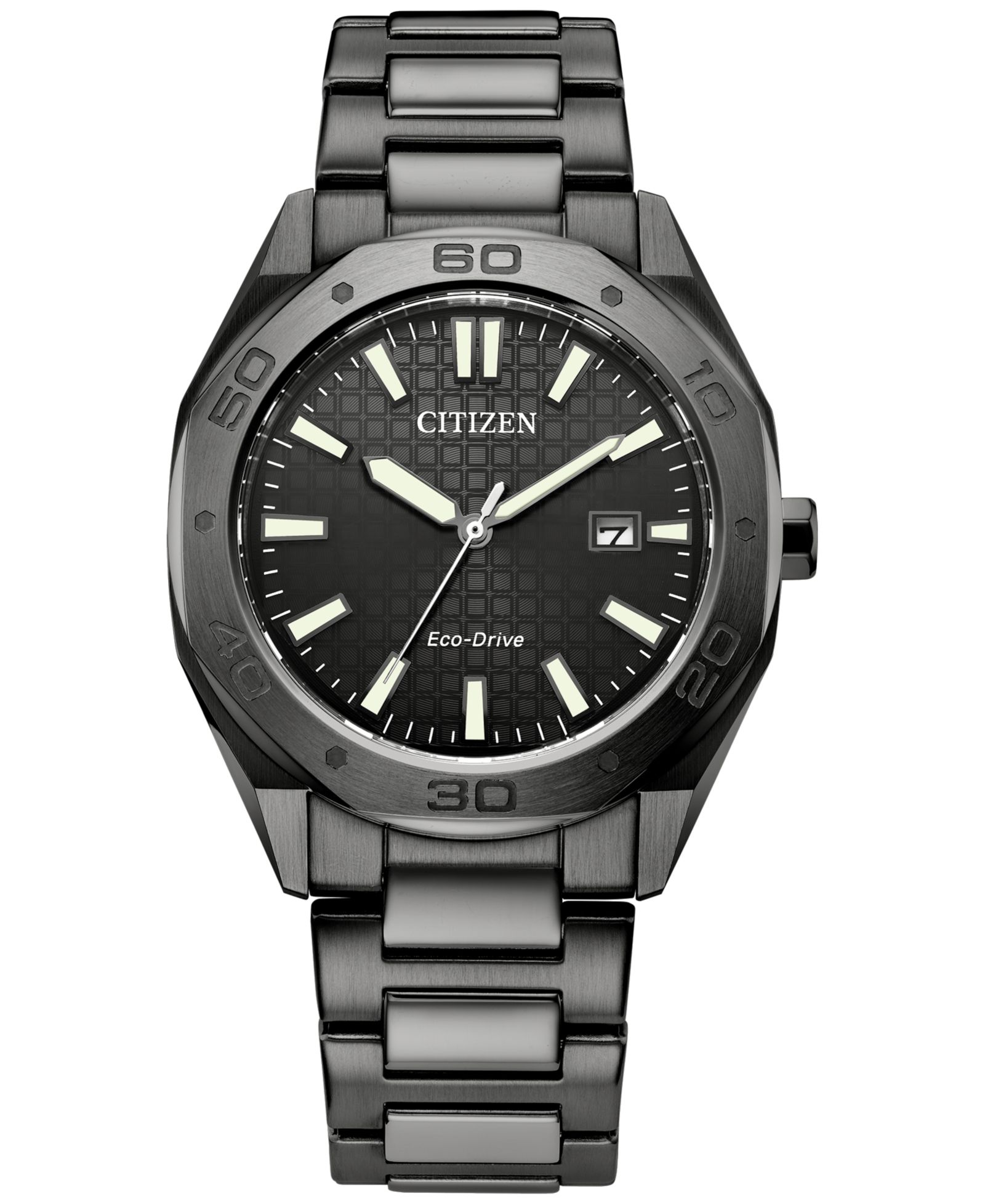 Citizen Eco-Drive Мужские часы Weekender, стальной браслет, 41mm