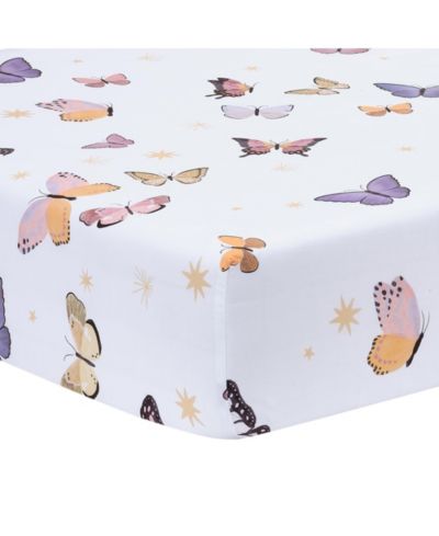 Lambs & Ivy намалочка для детской кроватки Butterfly Dreams, 100% хлопок