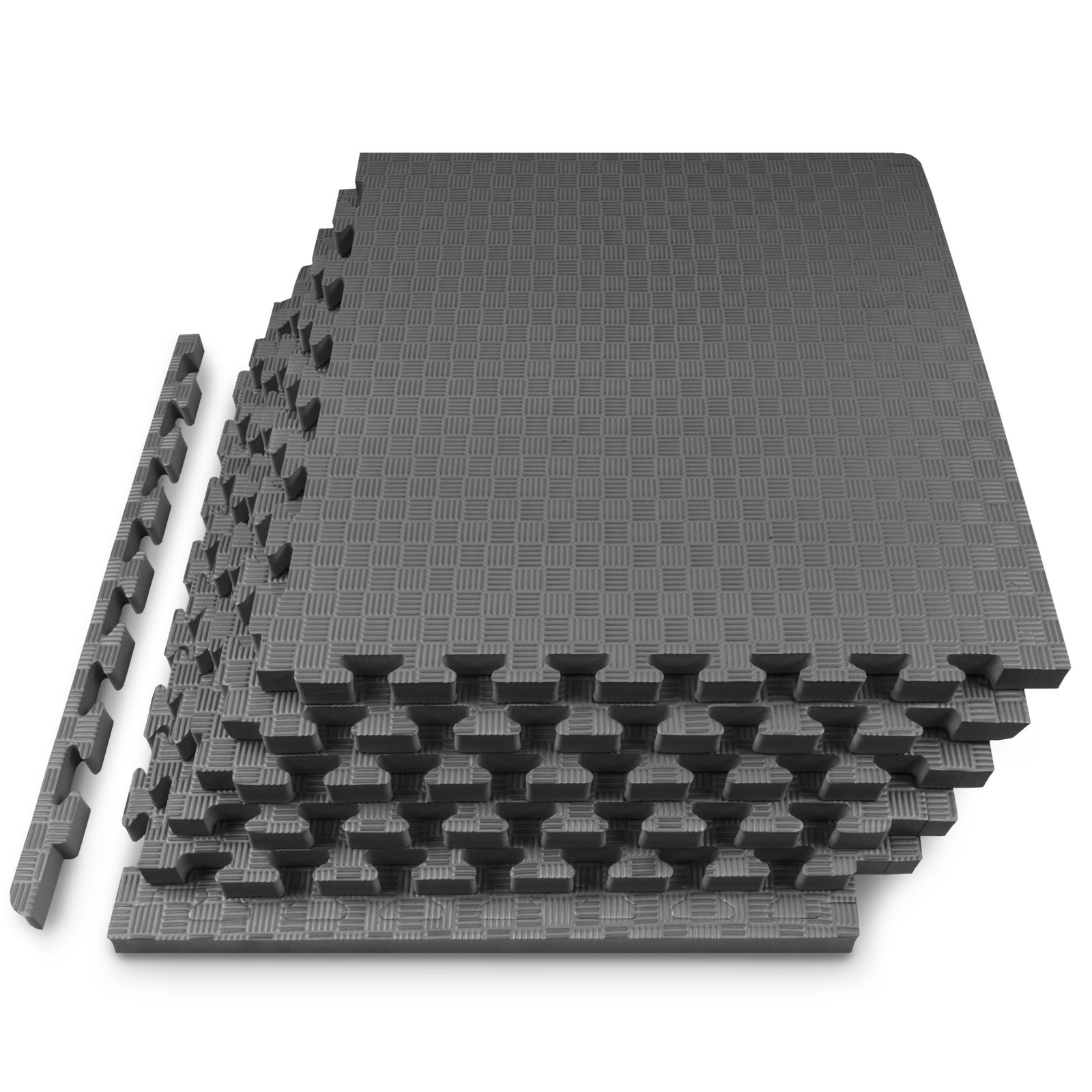 Коврик для фитнеса ProsourceFit Checkered Puzzle Exercise Mat 1-in, 24 Sq Ft - 6 Tiles