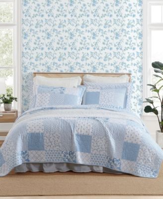 Laura Ashley Colleens Реверсивный комплект из 3 предметов, Full/Queen