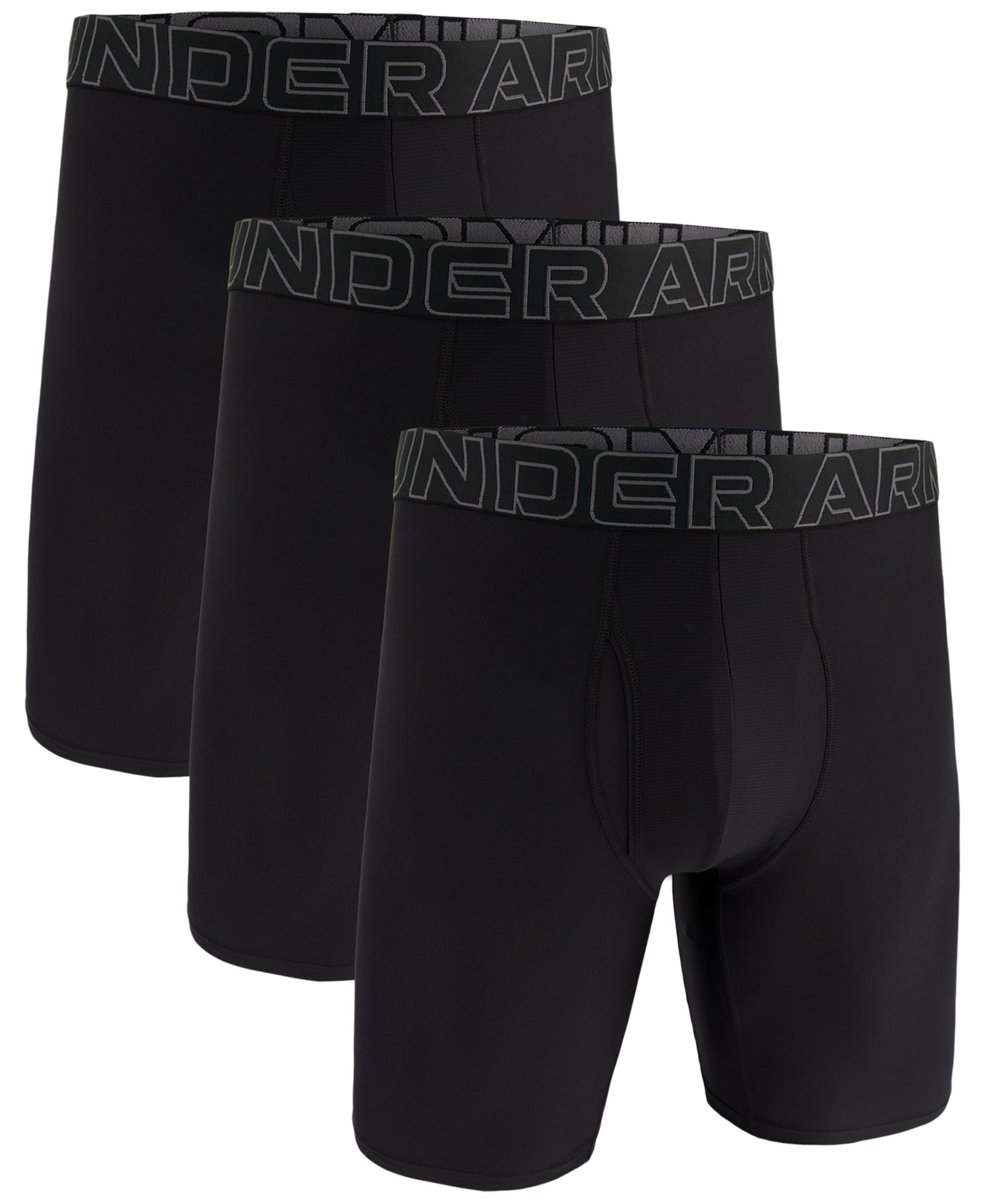 Under Armour Men's 3-Pack Performance Tech Solid 9" Underwear