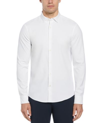 Мужская рубашка Perry Ellis Slim-Fit Stretch Button-Down Twill