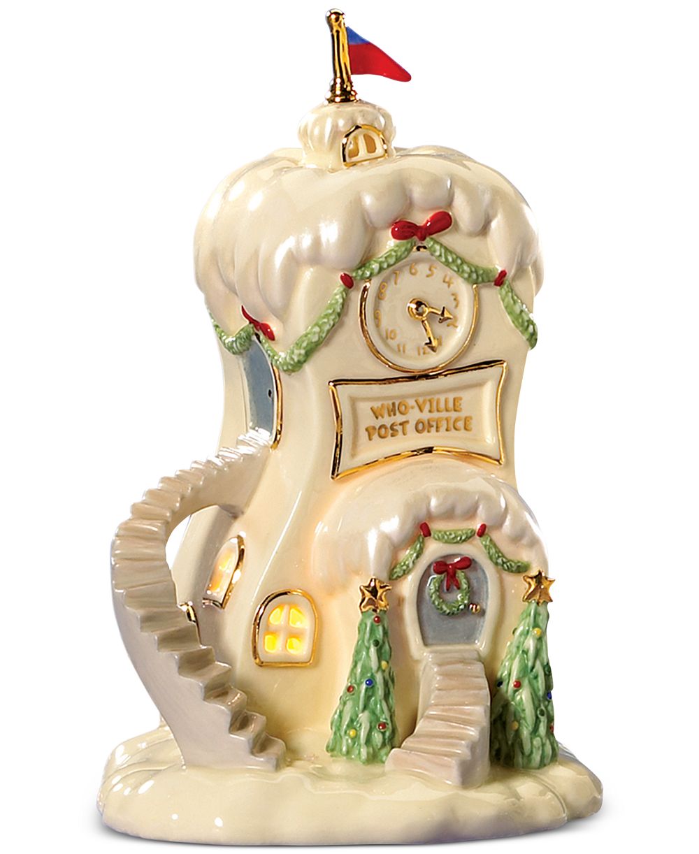 Lenox фигурка Whoville Post Office LED