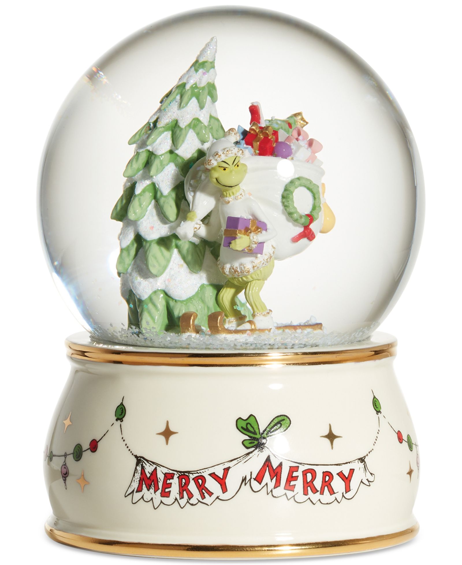 Снежный шар Lenox Grinchmas