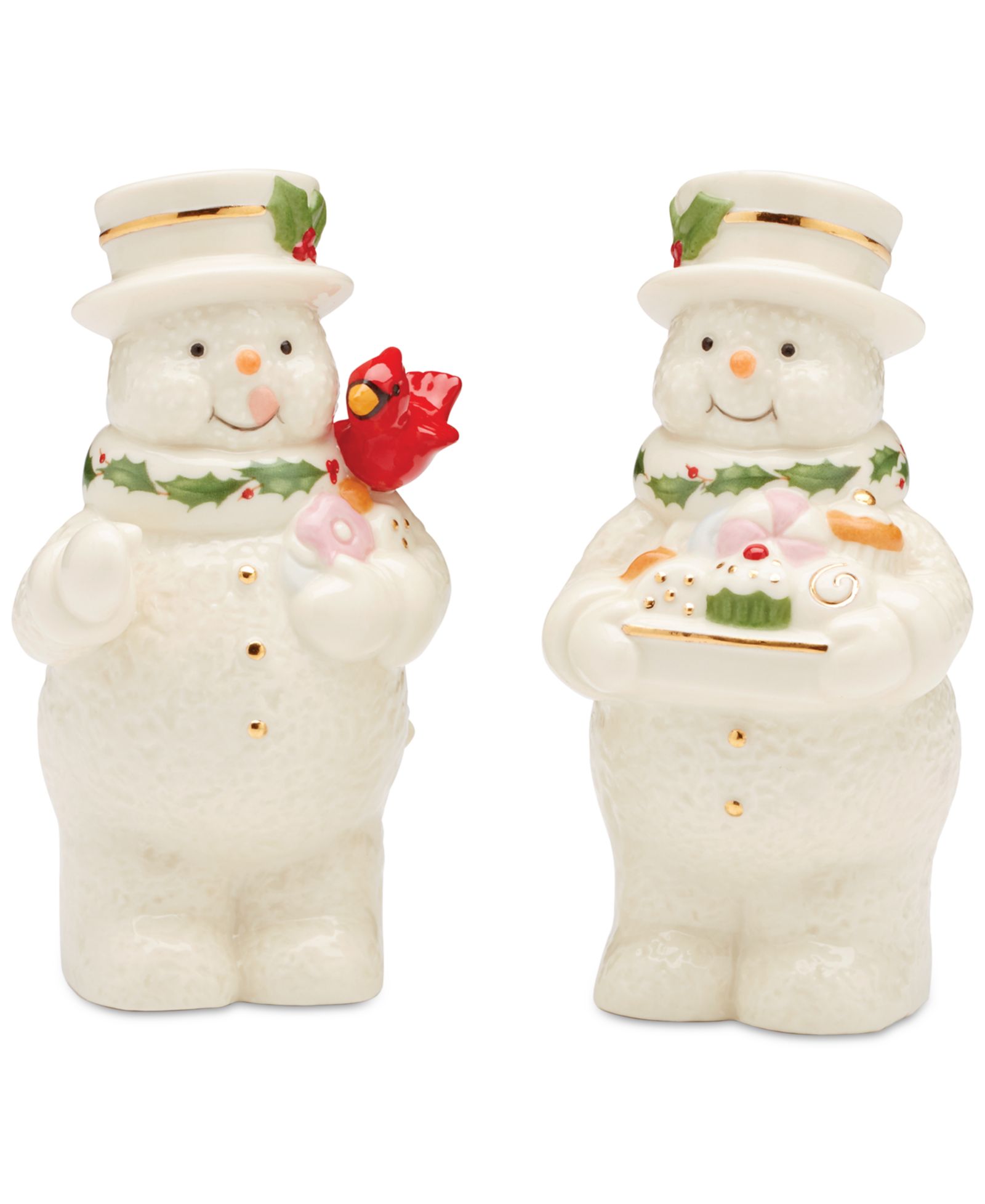 Набор солонки и перечницы Lenox Snowman