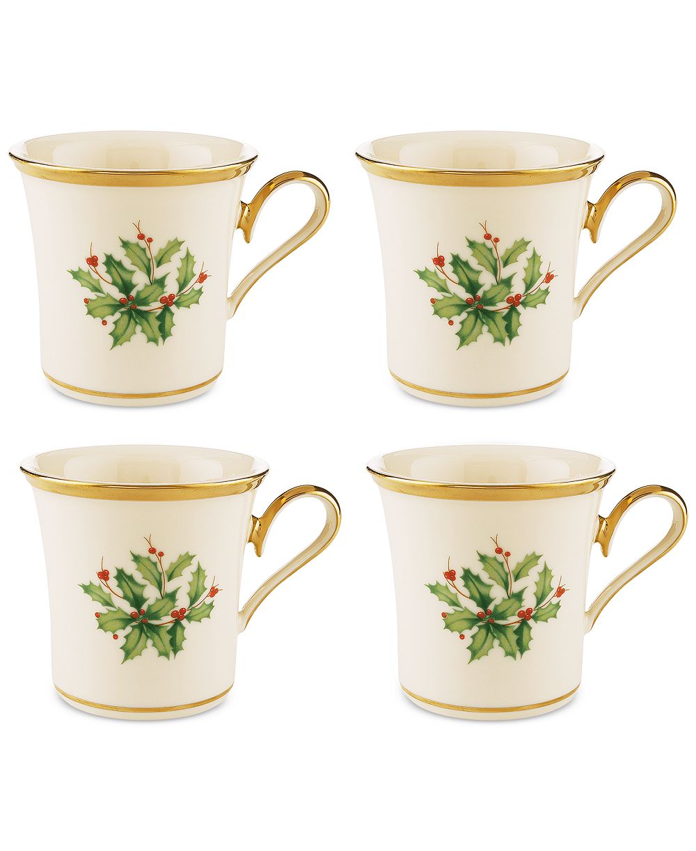Lenox Holiday Набор кружек, 4 шт.